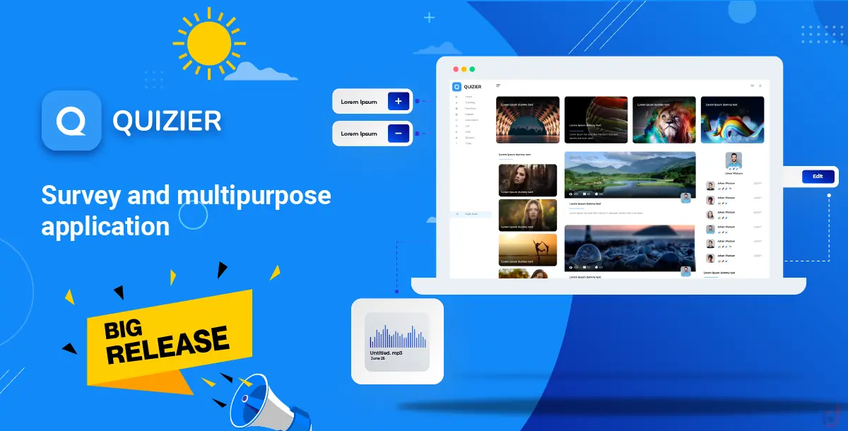 Quizier Multipurpose Viral Application - Online Digital Storytelling Platform