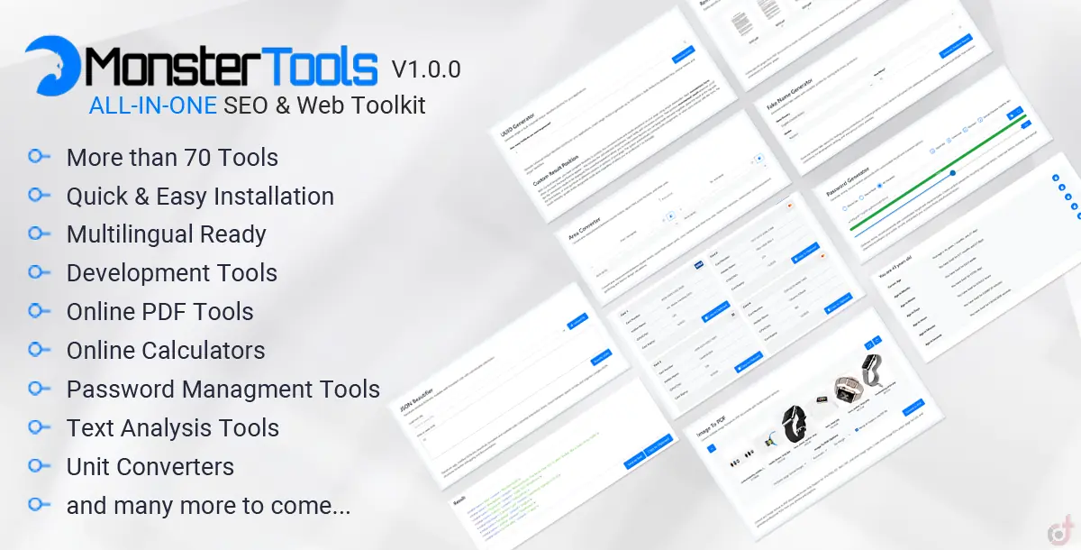 MonsterTools: The All-in-One SEO & Web Toolkit, like a Swiss Army Knife for WordPress